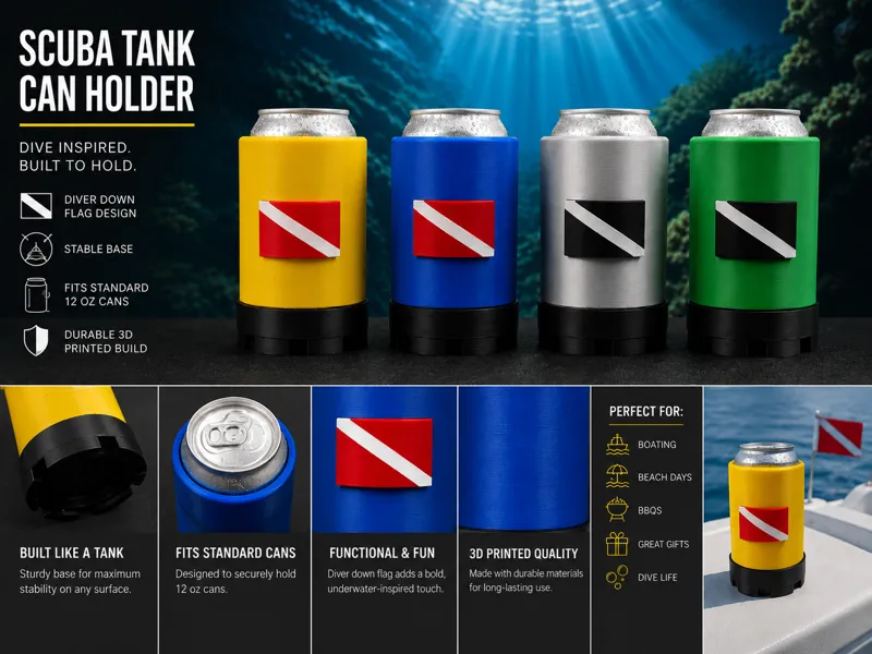 Scuba-Inspired Can Holder