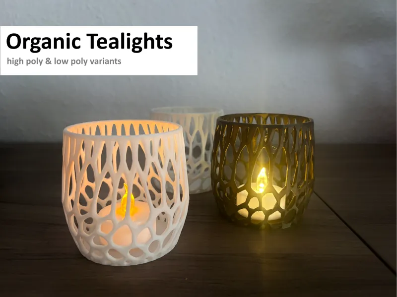 Organic Tealight holders