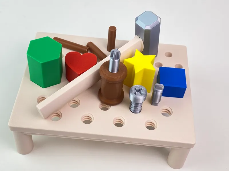 Kids Workbench Screw & Nail Sensory Montessori Toy