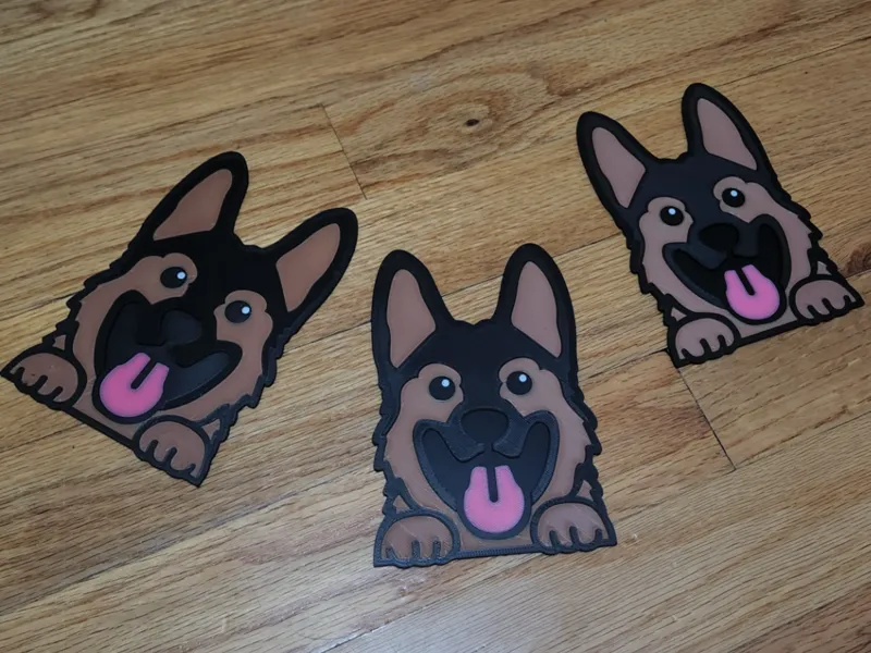 Cute German Shepherd Coaster!!!