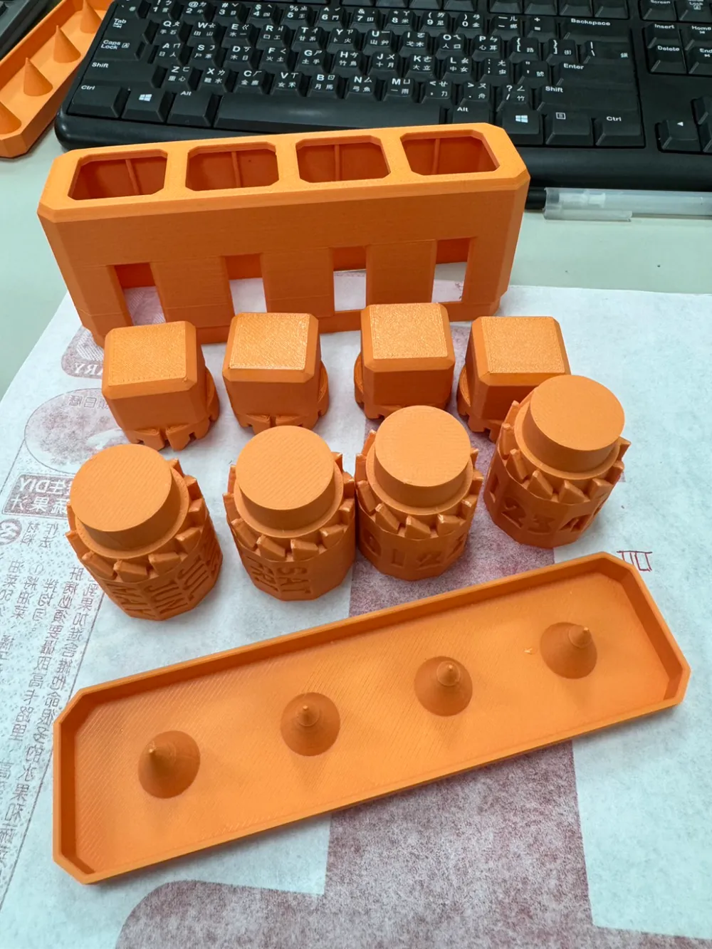 Presstype desk calendar by today12368 MakerWorld