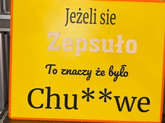 Sign Jezeli Polish hueforge