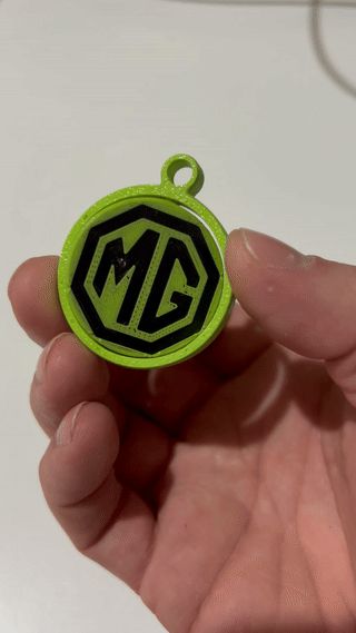 MG Motor keychain
