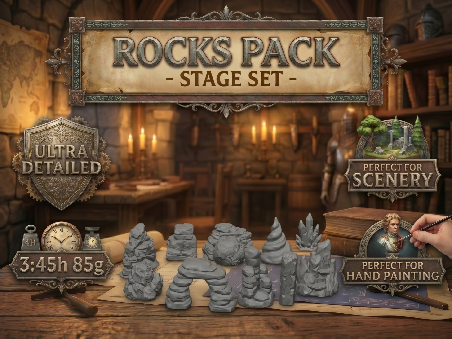 Rocks Pack Stage Set