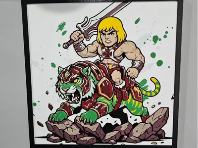 He-man and Battlecat Chibi