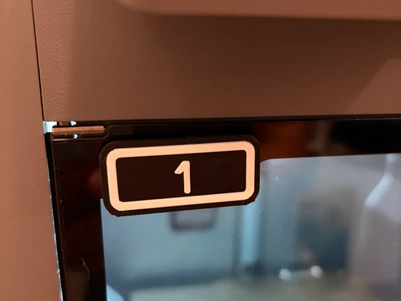 Printer Number Labels