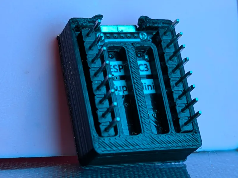 Single Piece ESP32 C3 Super-Mini Holder Case