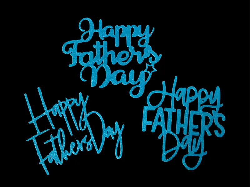 Assortment of Father's Day Cake Toppers