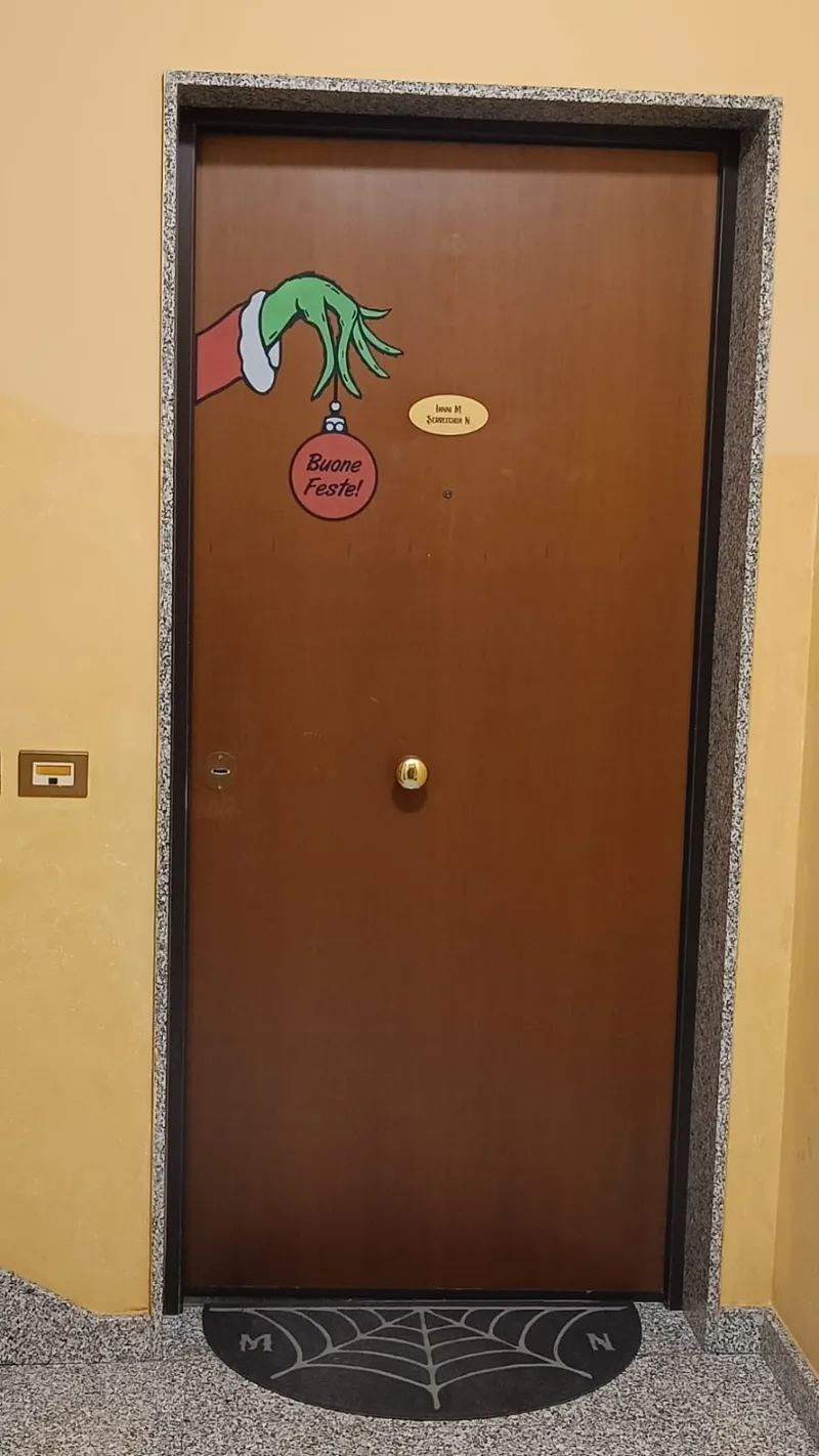 GRINCH DOOR DECORATION (stampa inversa)