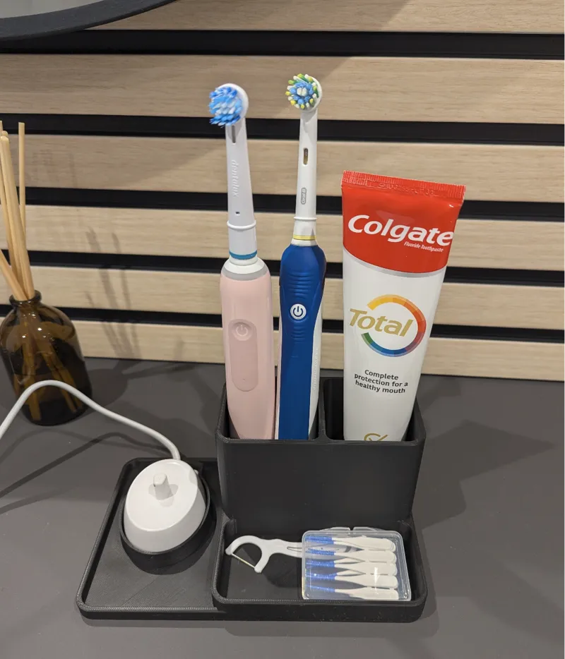 Oral B toothbrush charger holder / organiser