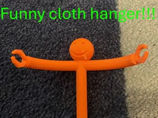 Funny stickman cloth hanger
