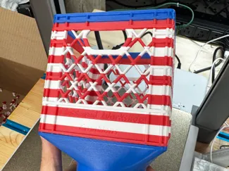 The Freedom Holder – Mini Milk Crate  Cupholder 
