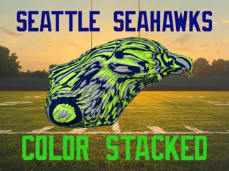 Seattle Seahawks Color Stacked