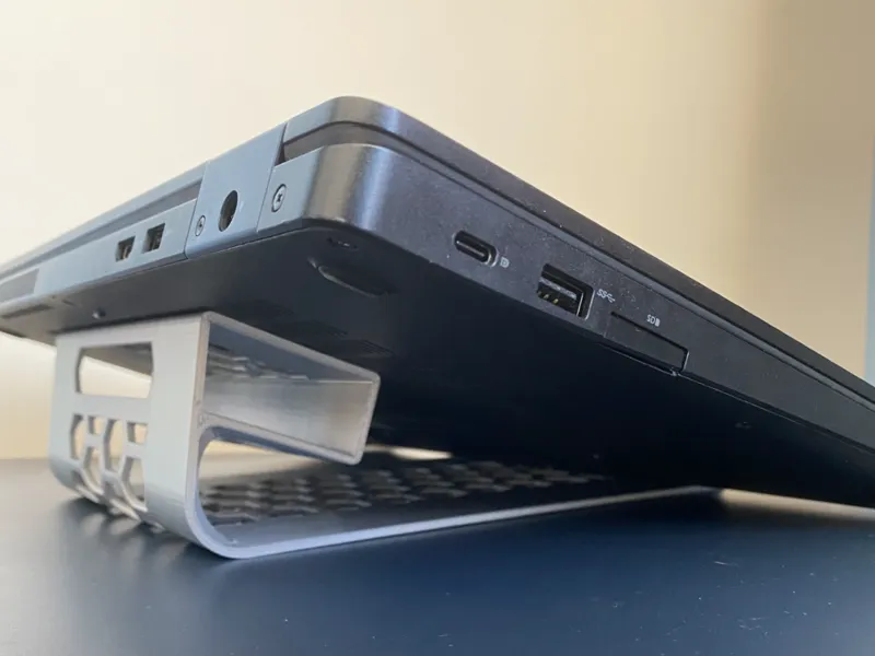 Ergonomic Laptop  Stand with Hub Support