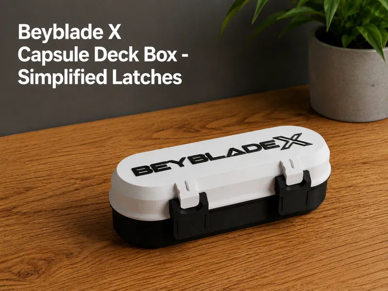 Beyblade Capsule Deck Box - Simplified Latches