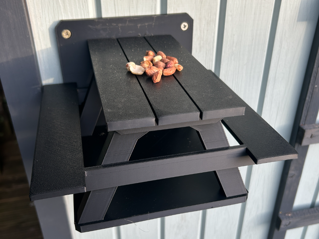 Picnic Bench Style Wildlife/ Squirrel Feeder Table