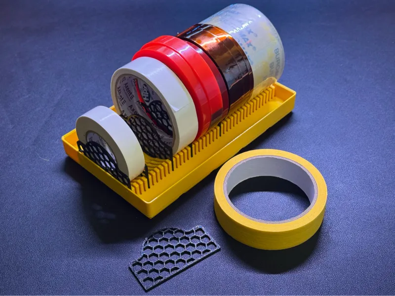 Gridfinity Tape Holder with dividers