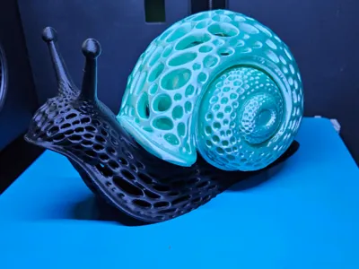 Filigree Voronoi Snail | Modern 3D Print Decoration