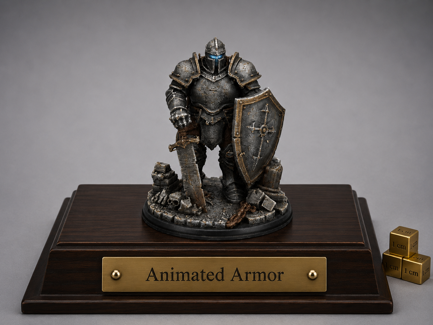 Miniatura 1 do modelo 3D Animated Armor Miniature