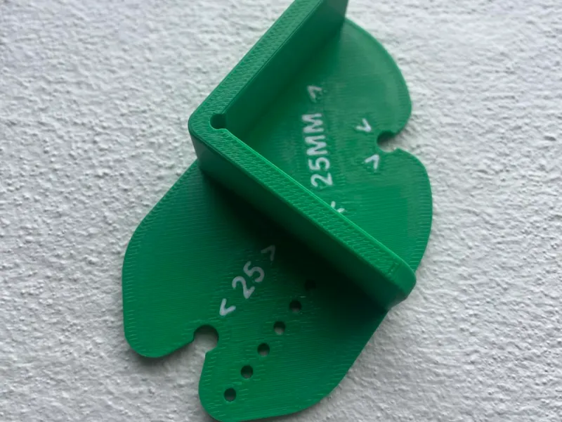 Troldtekt measuring angle