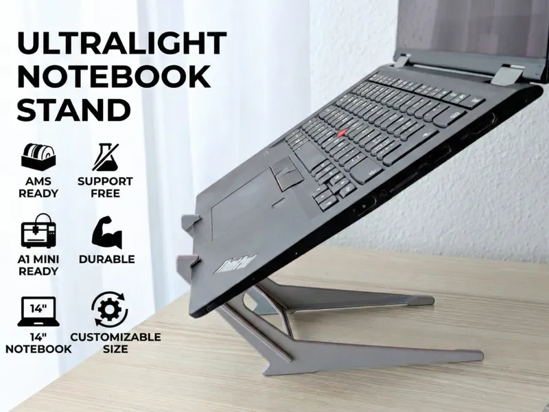 Ultra-Light 45g Laptop Riser