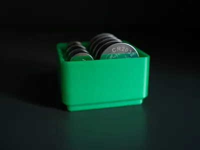Gridfinity Battery Holder CR2032 and LR44