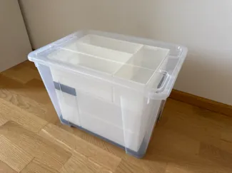 Gridfinity Bins for IKEA Samla Box 22l