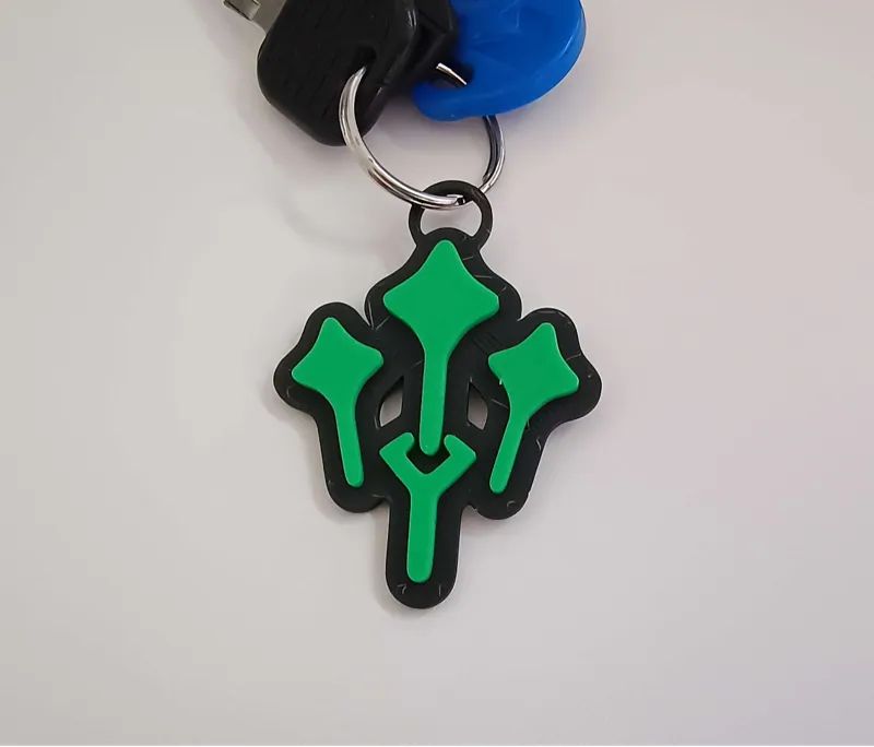 Sage FFXIV Role Icon Keychain