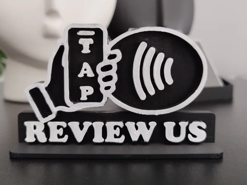 NFC Review Stand - Tap to Review Business Tool