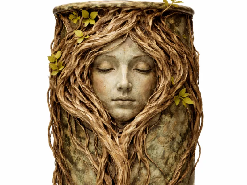 Vaso della vita vaso e portapenne