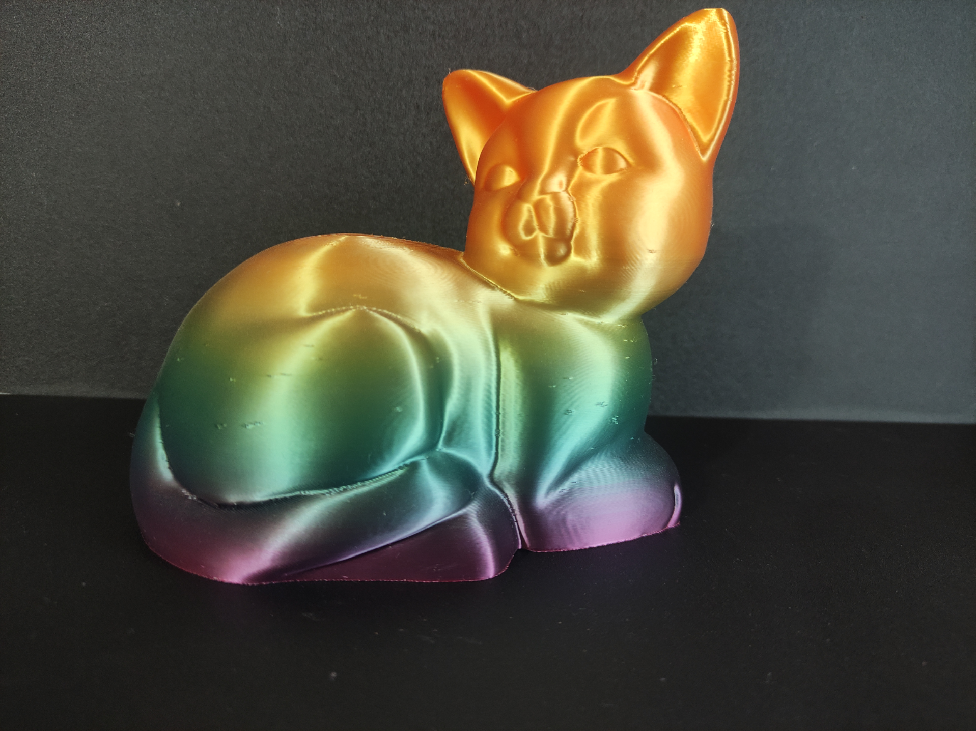 Laying Cat 3D Scan Figure