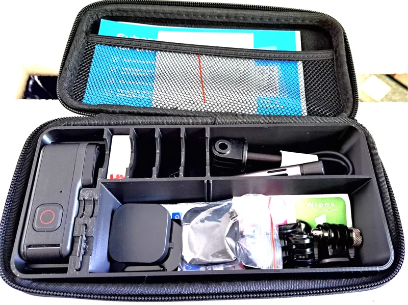 Organizer for Gopro11 factory case. 2.45hrs 147g