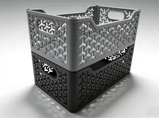 精致高级 结实实用|可堆叠镂空收纳筐Stackable Hollow Storage Basket