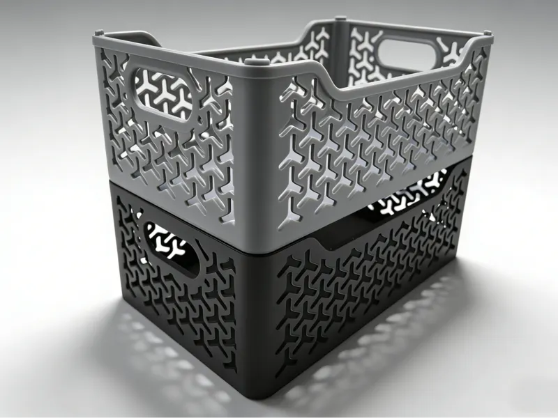 精致高级 结实实用｜可堆叠镂空收纳筐Stackable Hollow Storage Basket