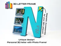 Letter N with photo frame