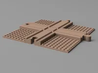 Rails de croisement compatibles briques Lego — photo 1