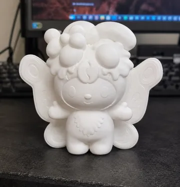 Modelo para impresión 3D: My Melody × Mothra – Cute Kaiju Mashup — vista de referencia 2