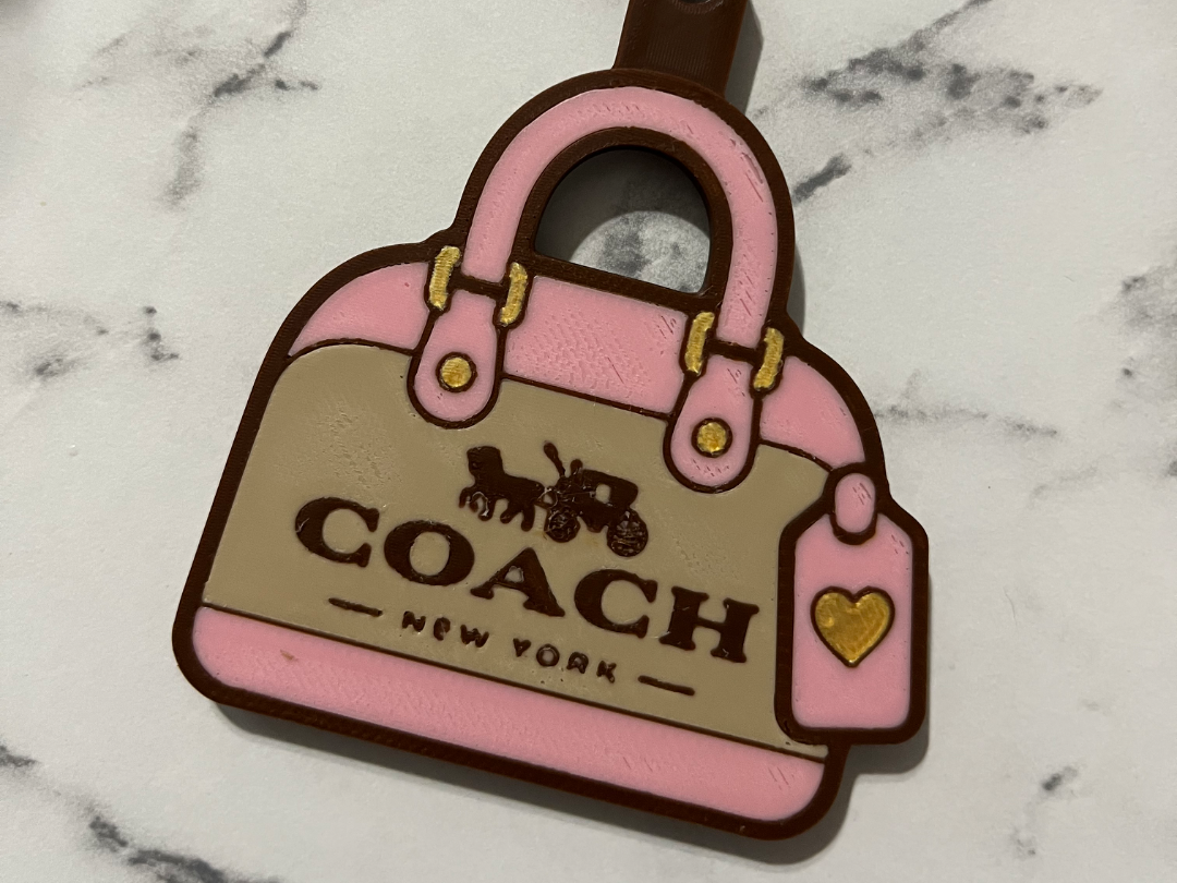 Coach Inspired Bag Charm or Keychain - 1