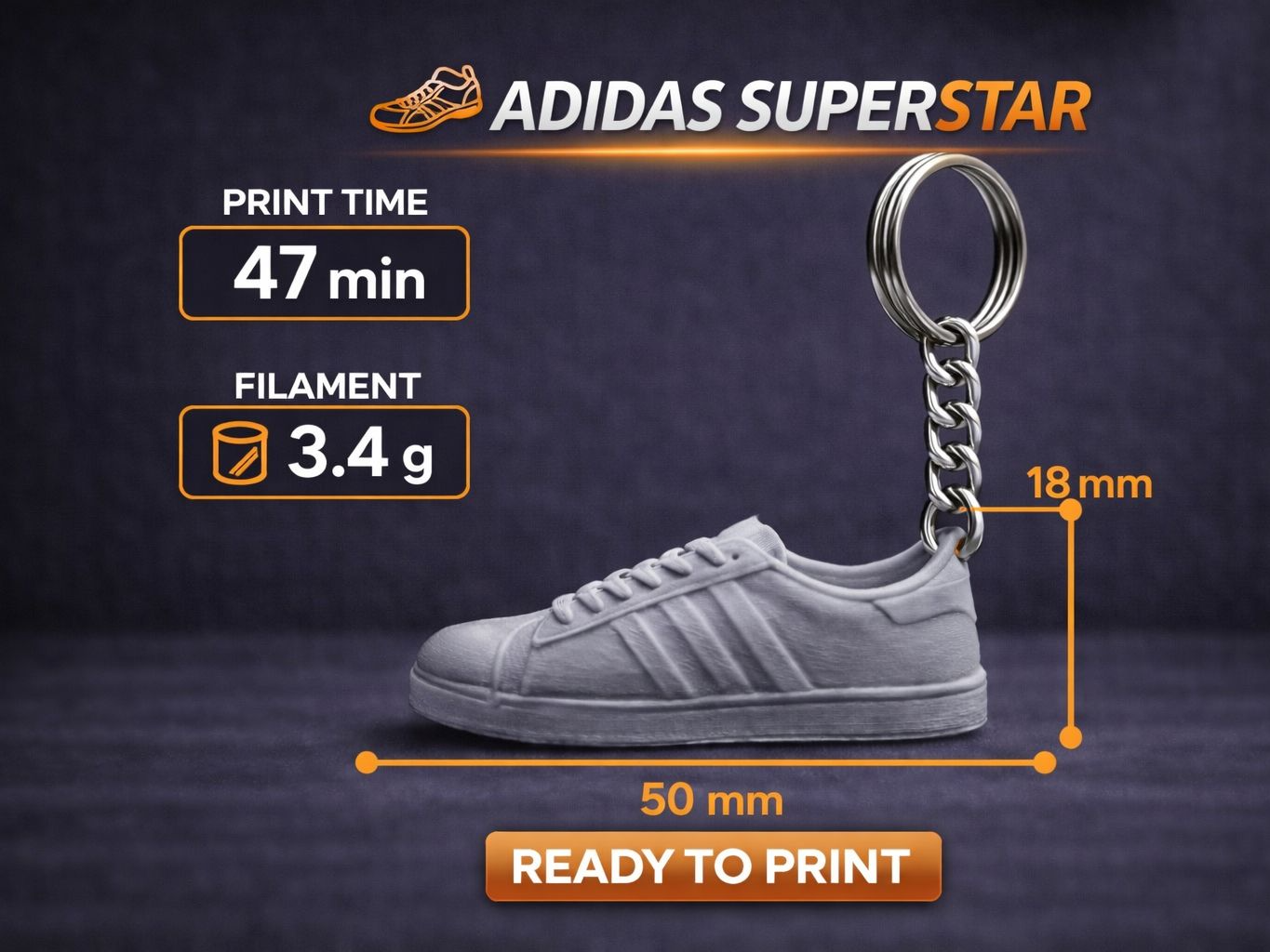Keychain Adidas Superstar