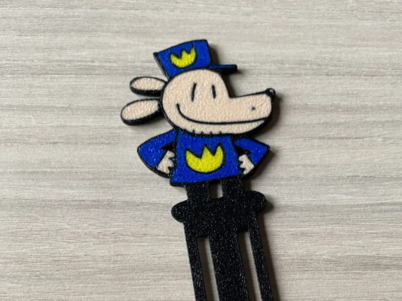 Dog Man Bookmark