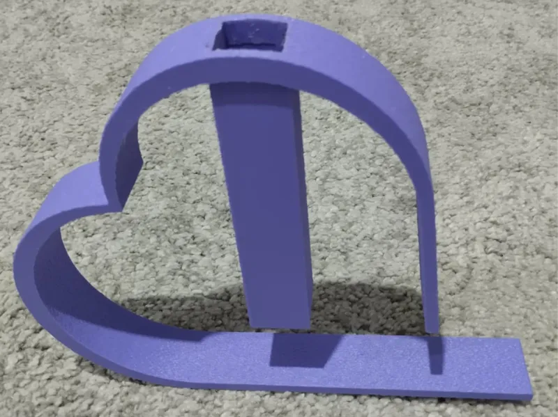 Porta flores Coração - Vaso para flores Coração