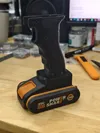 Worx compact power tap kit, including grip, power tap base, and clamp