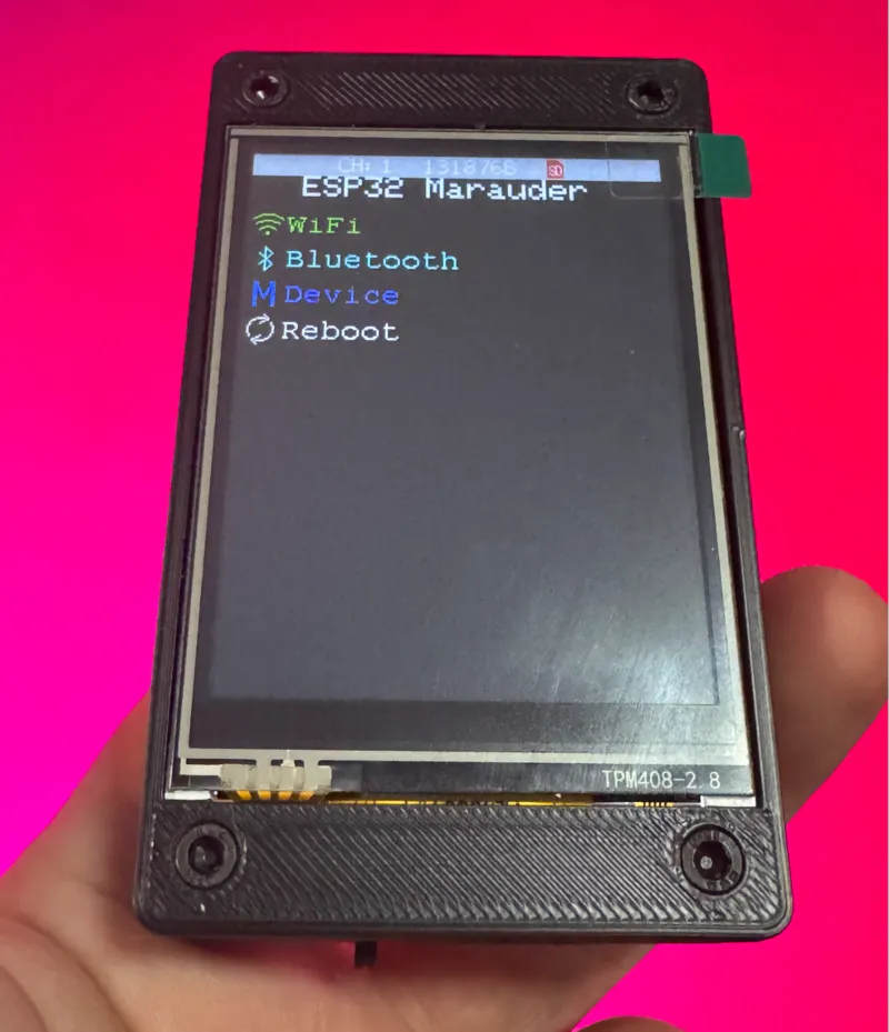 ESP32 Marauder Battery Powered Case