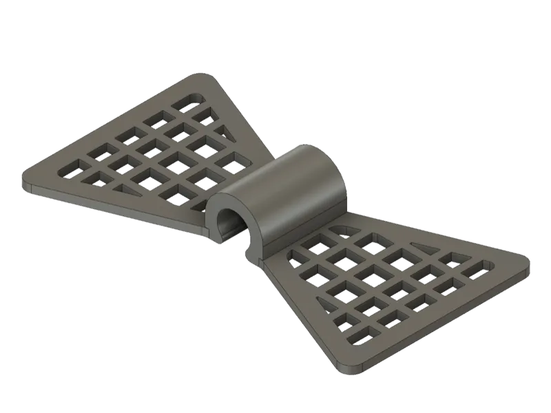 Clip a Farfalla per Tubo Aeratore Acquario (6 mm)