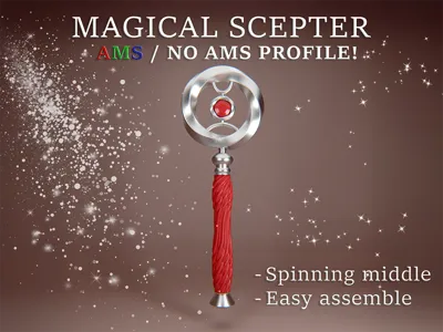 Magical Scepter Inspired by Sailor Moon AMS/NO AMS