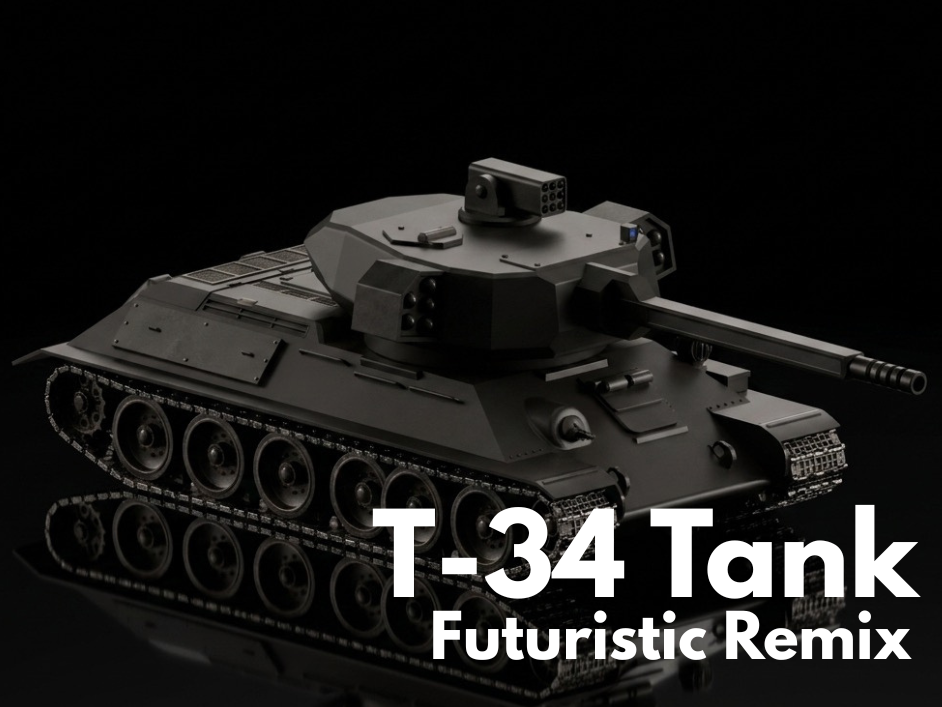 T-34 Tank - Futuristic Remix