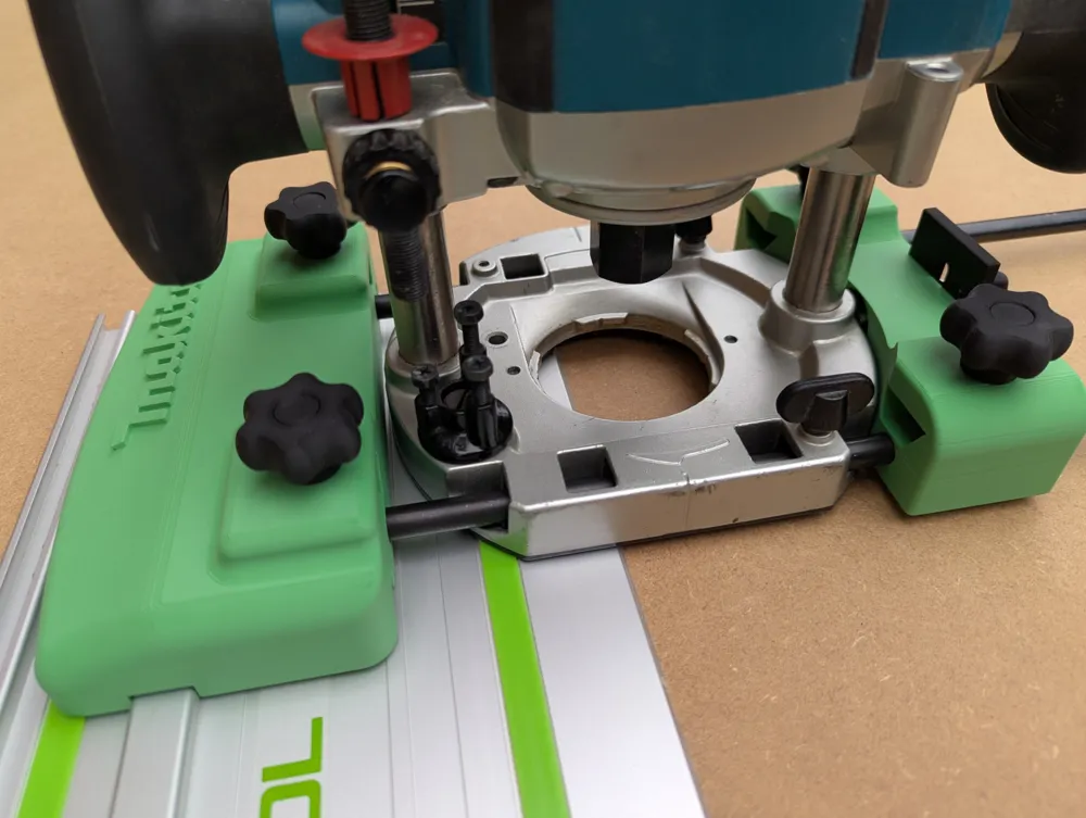 Makita Router to Festool Guide Rail Adapter - Free 3D Print Model ...