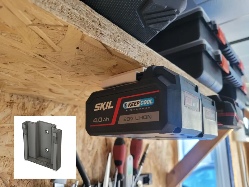 SKIL battery holder