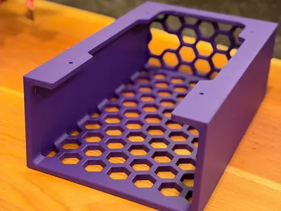 HoneyComb / Hexagon Under-Desk Shelf