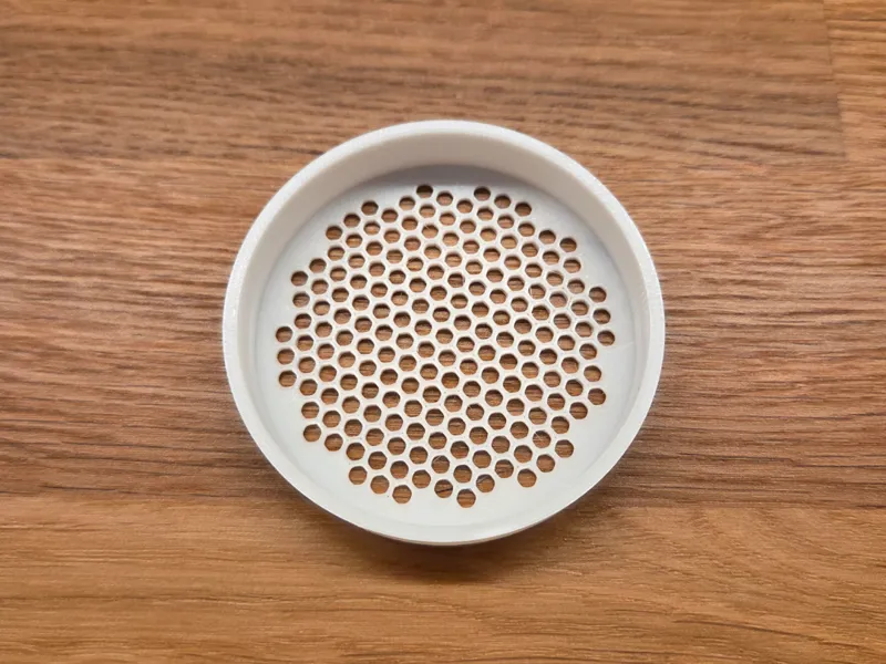 Rundes Sieb - Hexa Löcher – Parametrisch anpassbar